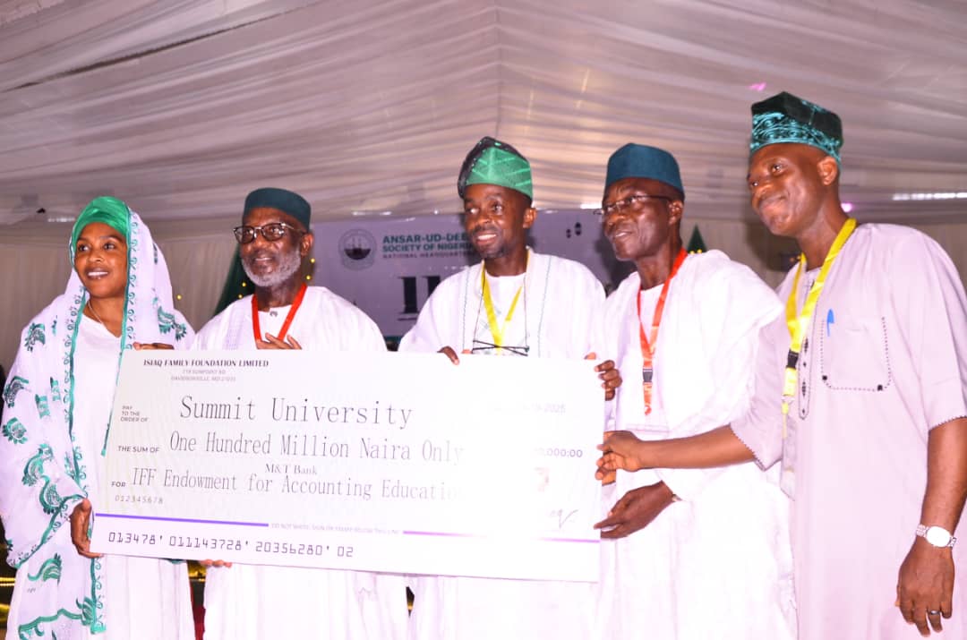 ₦100 Million Endowment from Isiaq Family Foundation Powers Accounting Excellence at Summit University
