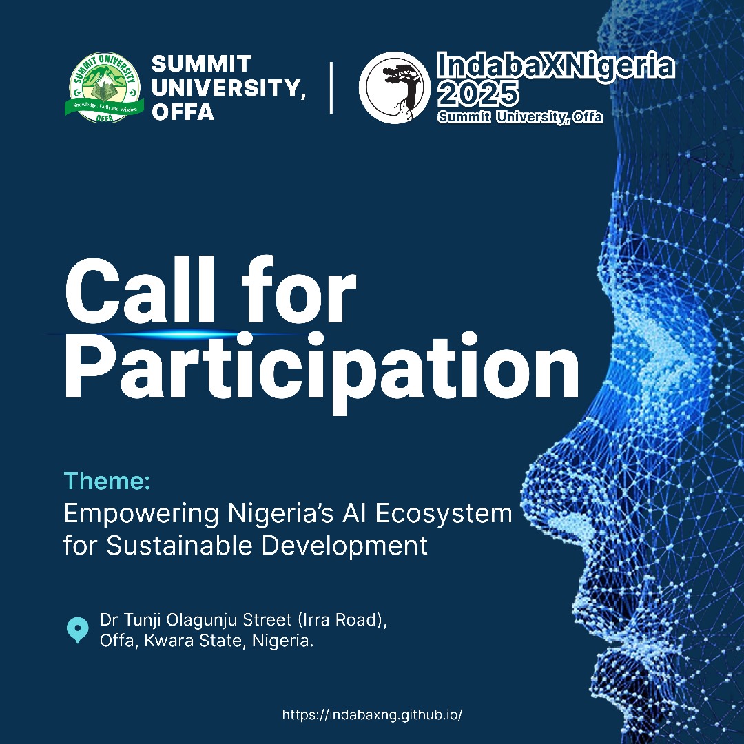IndabaX Nigeria 2025 – Call for Participation!